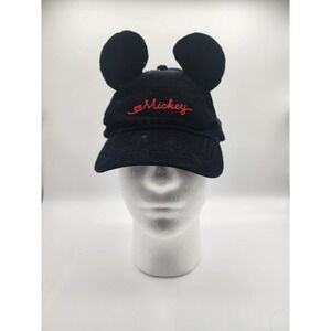 Kids Mickey Mouse Disney‎ ears ball cap adjustable strap embroidered